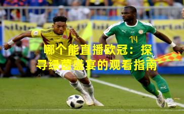 哪个能直播欧冠：探寻绿茵盛宴的观看指南